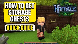 How to Make and Use Storage Chests in Hytale Quick Guide