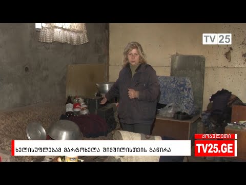 ხელისუფლებამ მარტოხელა შიმშილისთვის გაწირა