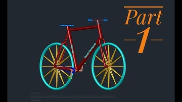 Drawing a 3D bike in AutoCAD :) (Part1)
