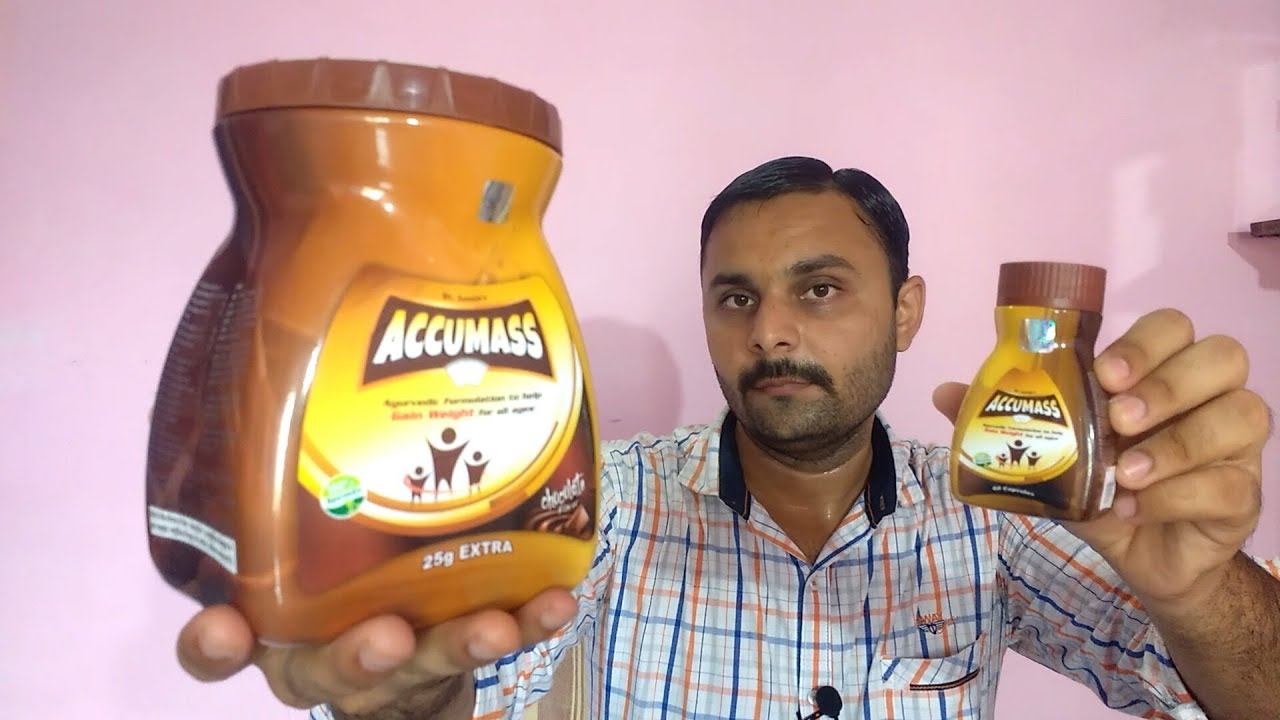 Accumass Weight Gainer Review in Hindi । Natural Weight Gainer Capsule