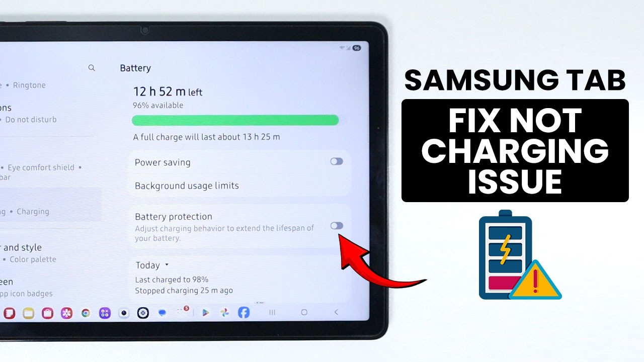 FIX Samsung Tab not Charging? (5 Ways) - YouTube