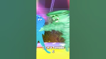 Tornado Facts 🌪️ How Strong Are They? Natural Disasters 😲  Super Sema - Kids Songs  #shorts
