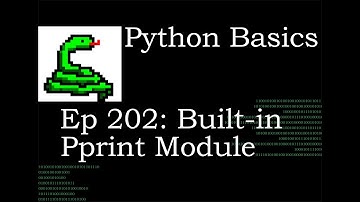 Python Basics Built-in Pprint Module