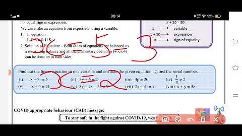 class 8 math worksheet no 5 date 2/8/21