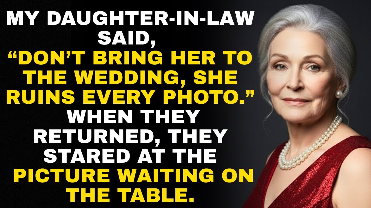 My Daughter-in-Law Excluded Me From the Wedding Photos… So I Left Them One They’ll Never Forget.