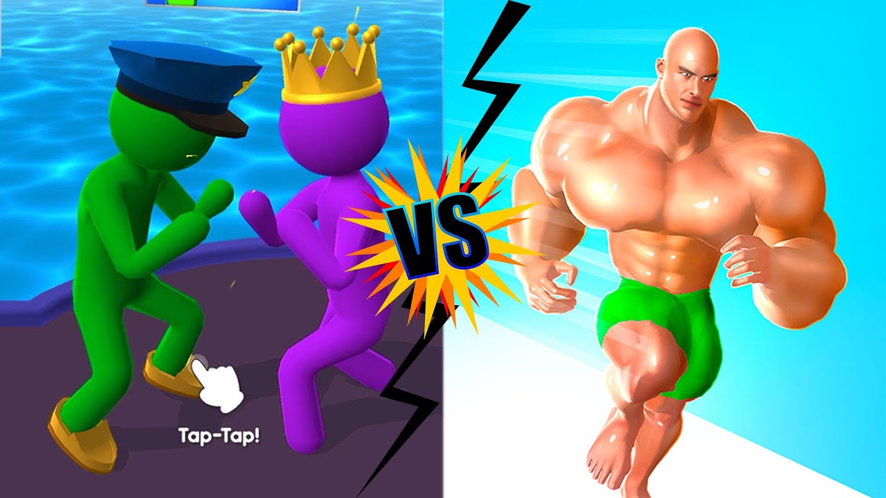 Giant Rush! Vs Muscle Rush Max All Levels New Update Walkthrough Android iOS Gameplay KMG2