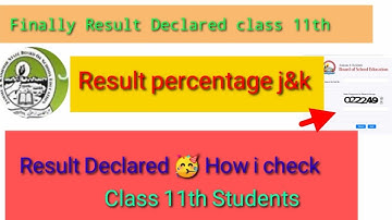 Finally Result Declared 🥳 || class 11th || How i check result ||