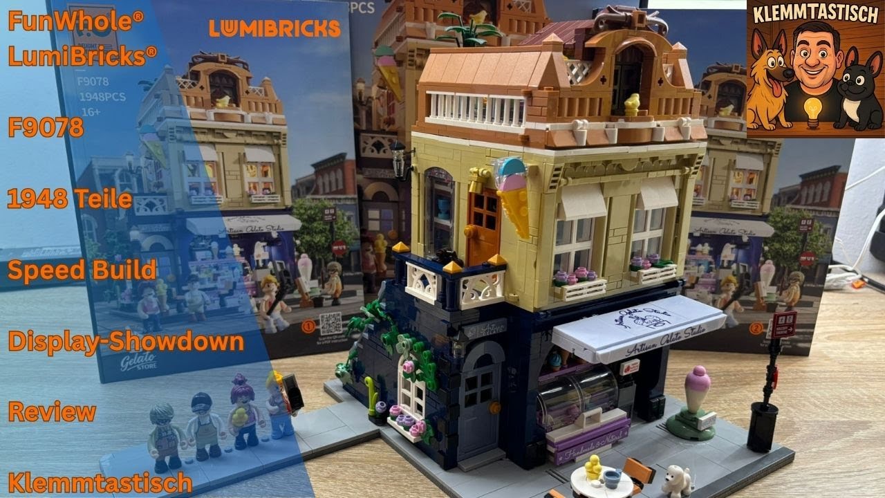 LumiBricks® toppt sich selbst – dieser Eisladen ist modularer Wahnsinn! - F9078 Gelato Store
