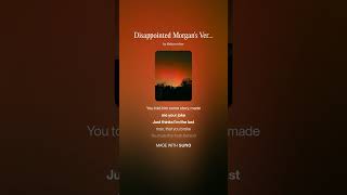 Disappointed (Morgans Version) DJ CC Rocker