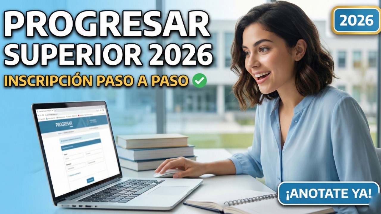 Cómo INSCRIBIRTE al Progresar Nivel Superior 2026 | Paso a Paso Actualizado