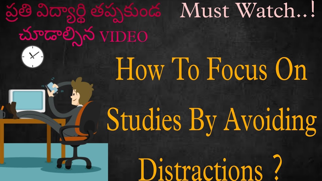 How To Focus on Studies Easily Without Distracting In Telugu By | Life Coach Abhinav |