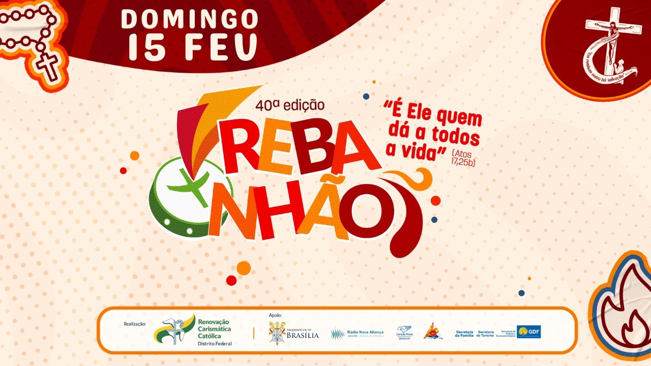 40º REBANHÃO - DOMINGO - 15/02/2026 -  RCC-DF