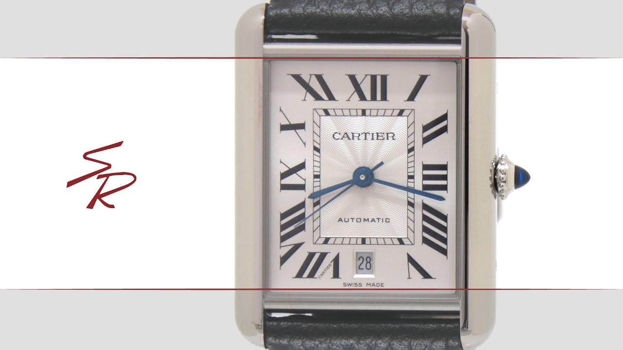 Cartier Tank Must XL Automatic Romans WSTA0040 - YouTube