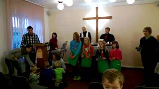 Dětské adventní pásmo na faře CČSH Hloubětín, 2013
