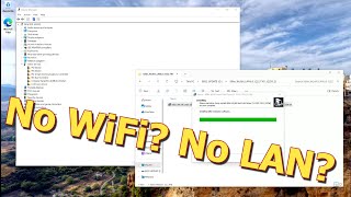 Missing WiFi & Lan Drivers NO Internet