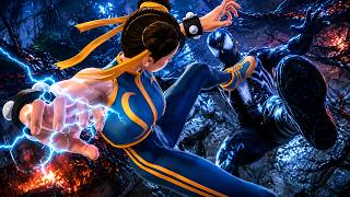 🔥 Chun-Li vs Symbiote Spider-Man Boss Fight | Marvel's Spider-Man 2