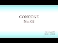 concone No.02 high voice