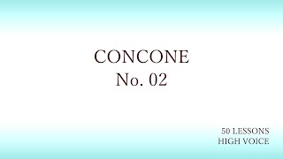 concone No.02 high voice
