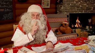 Message of Santa Claus to children 🎅😍🦌🎄 Lapland Finland Rovaniemi Father Christmas Merry Xmas