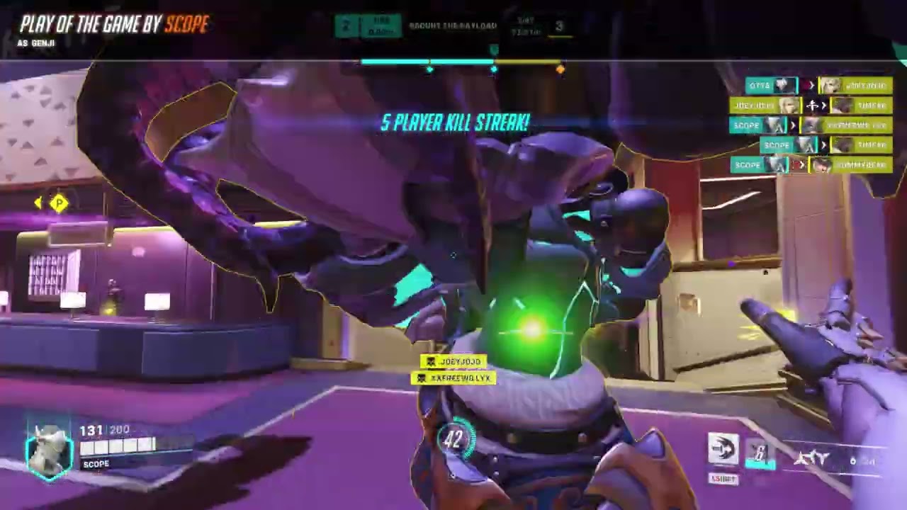 Genji 6k in overwatch 2