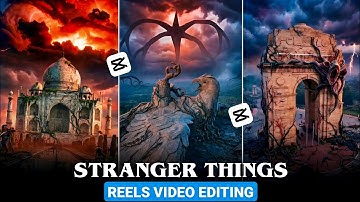 Trending Stranger Things Transition Reels Tutorial 🤩| Instagram Viral Stranger Things Ai Video Edit 