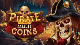 Pirate Multi Coins slot by Fantasma Games | Gameplay + Free Spins Feature screenshot 1