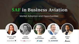 Azzera Webinar - SAF in Business aviation: Market adoption and Opportunities