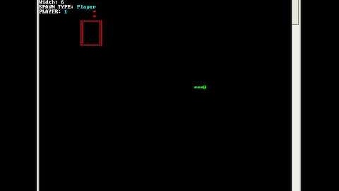 [C++] ASCII art - Old Snake game