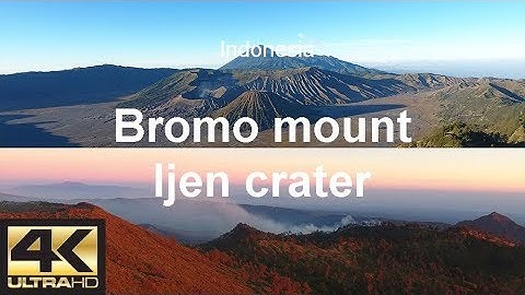 Indonesia -  Drone 4K - Bromo mount / Ijen crater / Tosari