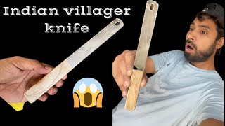 Indian Street Market Most Selling Knife Diy From Hacksaw Blade Iron चक Long Lasting Sharpness