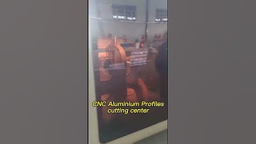 CNC Automatic aluminium profiles cutting center for windows and doors profiles , curtain, facade