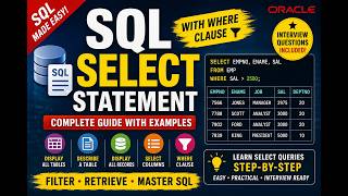 SQL Tutorial#2 SQL SELECT Statement & WHERE Clause Tutorial | Oracle SQL Interview Questions