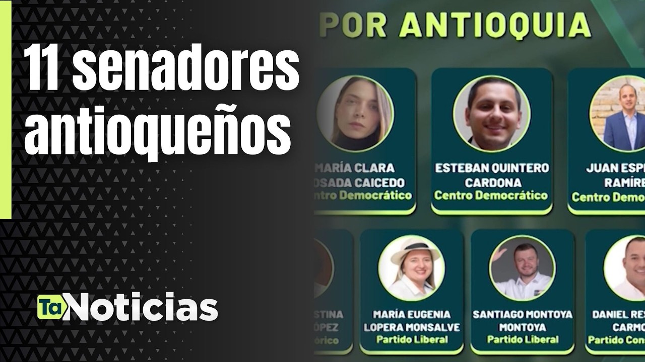 11 senadores antioqueños - Teleantioquia Noticias