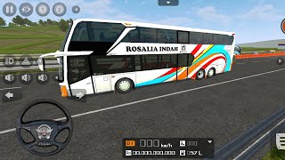 Scania Double Decker Bus Free Driving Mod - Bus Simulator Indonesian Android Gameplay screenshot 3