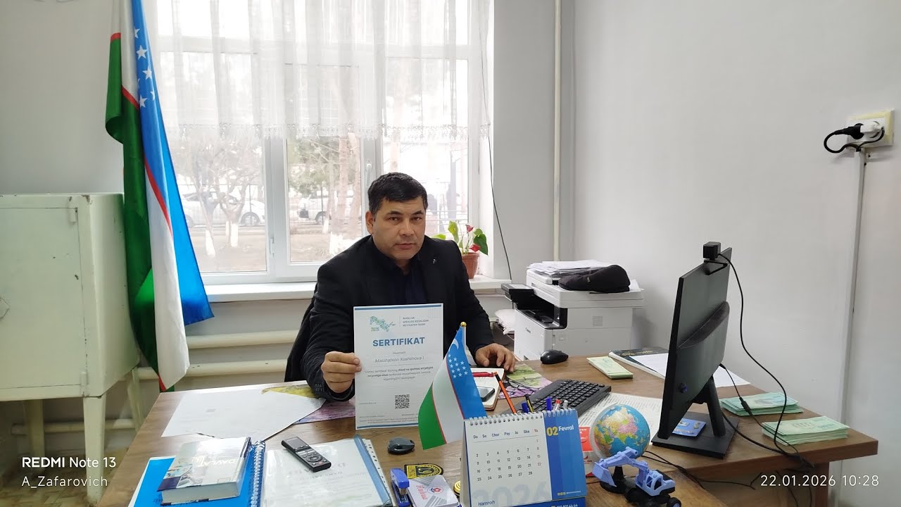 Qoʻshtepa tumani MMTB 37-maktabi "Aholi va qishloq xoʻjaligini roʻyhatga olish"da faol ishtirok etdi