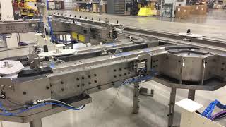 Stainless Steel Conveyor with Intelligent Traffic Management