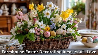 Farmhouse Easter Bliss: Modern Elegant Decorating Ideas for Spring Freshness #2026