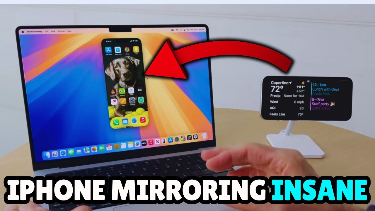 iPhone mirroring sequoia || Enable Mirror iPhone to Mac - YouTube