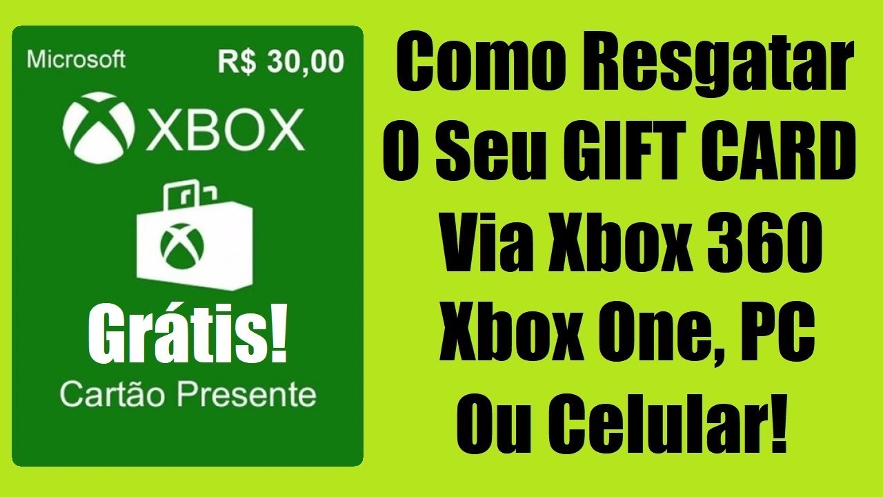 Comprar Cartão Presente Pré Pago Xbox Live R$ 100 Reais