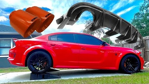 How to install rear diffuser on charger.