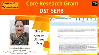 CRG Core Research Grant  (EMR) of DST SERB ( Research grant)