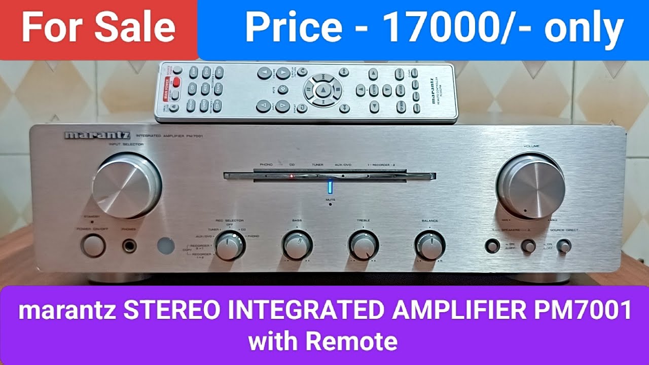 MARANTZ STEREO INTEGRATED AMPLIFIER PM7001 Nice Sound Quality Contact number - 8750424840