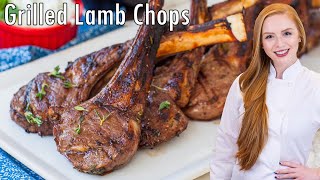 Garlic & Herb Grilled Lamb Chops  JUICY Lamb Recipe!!