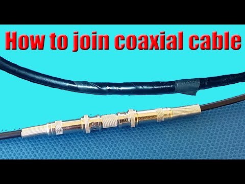 how to join coaxial cable