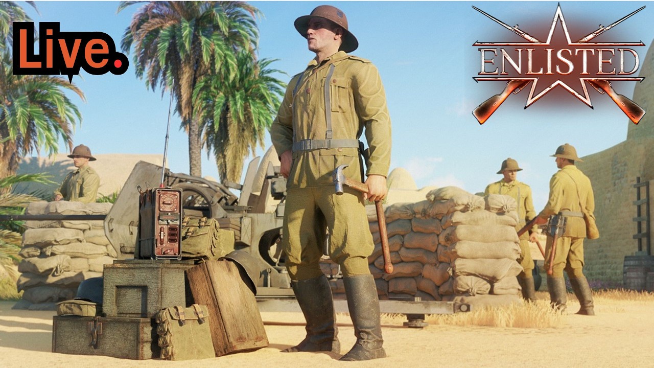 Enlisted  Live 38  เล่นไม่เก่งหรอก เเต่อยากเล่น 5555