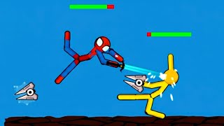Supreme Duelist Stickman Hack Stickman  Fight Gameplay 🔥 Animated Game Two Characters FIGHT ♥️#games screenshot 4