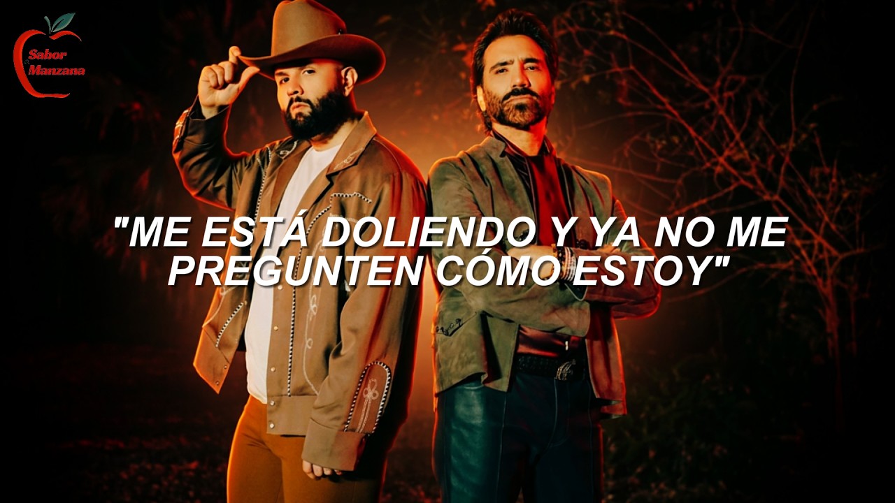 Carin León, Alejandro Fernández - Me Está Doliendo (lyrics) #carinleon #alejandrofernández