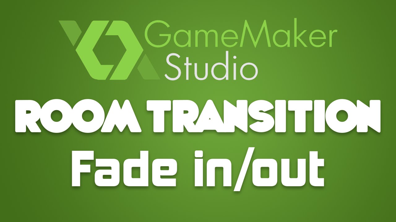 [Game Maker Tutorial] Fade in/out (Room Transition) - YouTube
