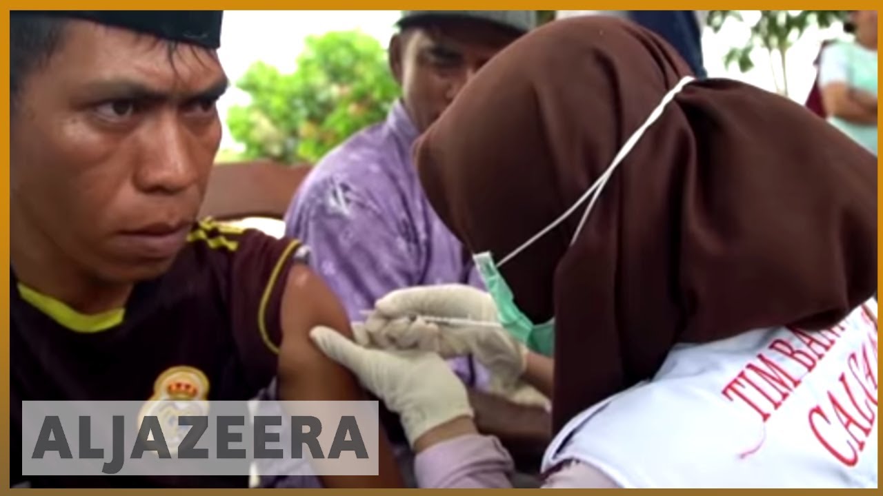 🇮🇩 إندونيسيا تخشى تفشي الأمراض بعد التسونامي | الجزيرة الإنجليزية