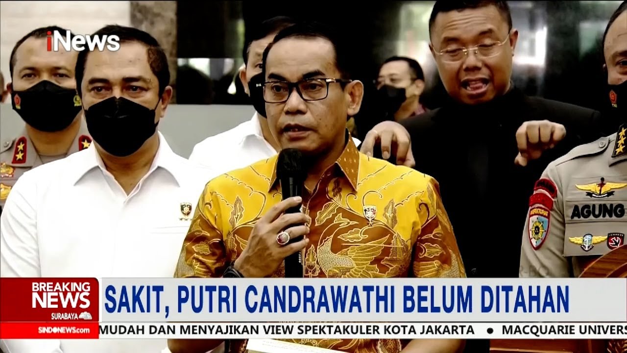 Sakit Putri Candrawathi Belum Ditahan Breakingnews 22 08 Youtube